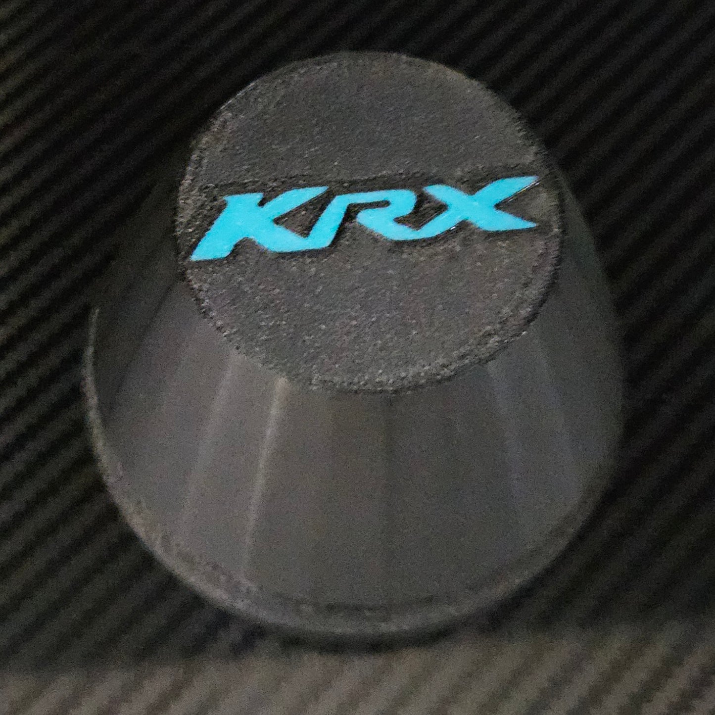 KRX1000 oem wheels center caps set of 4 Black caps with customizable KRX logo color