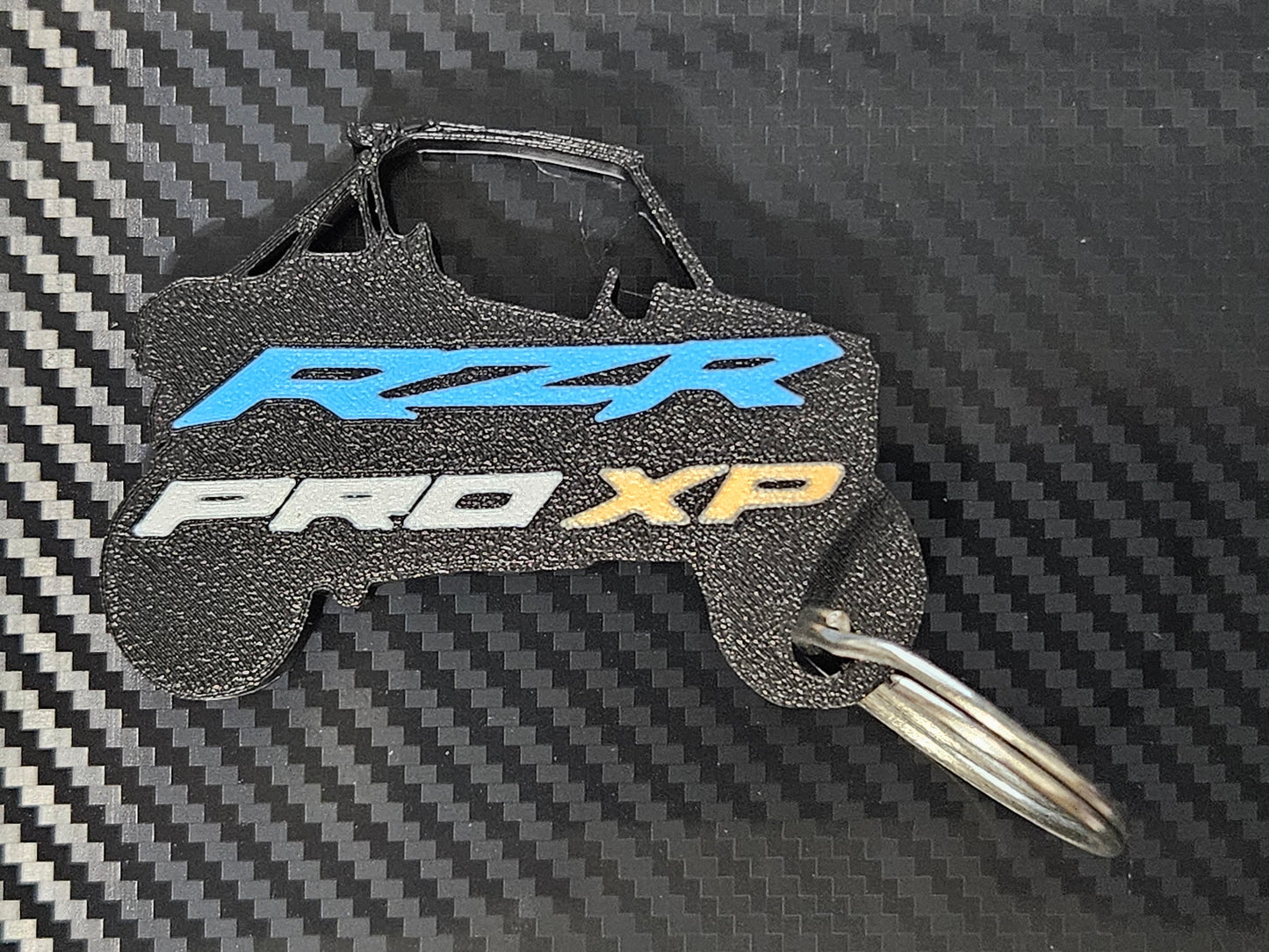 Black RZR Pro XP Keychain