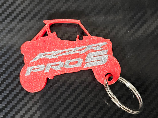 Red RZR Pro S Keychain