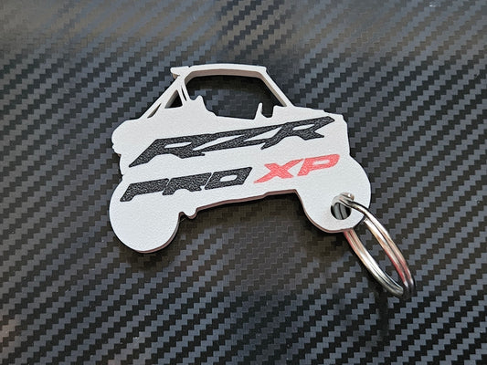 Grey RZR Pro XP Keychain