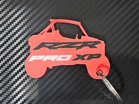 Red RZR Pro XP Keychain