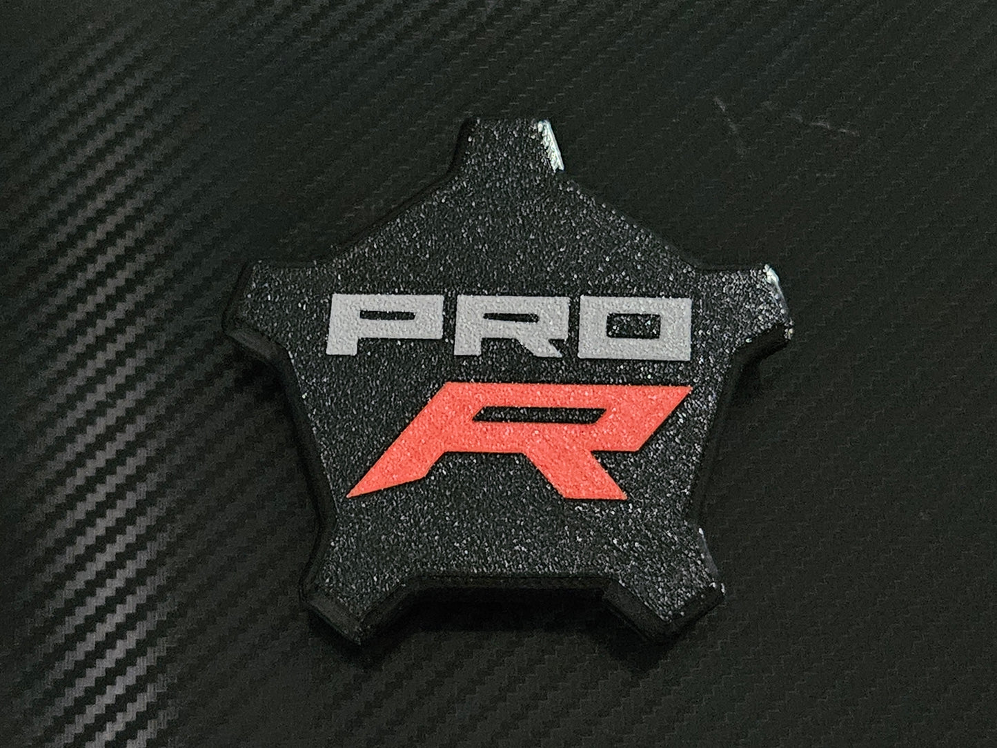 Polaris RZR Pro R Black Center Caps With Customizable R Logo (set of 4)